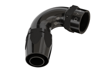 Load image into Gallery viewer, Black metal elbow pipe fitting on a white background