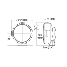 Load image into Gallery viewer, PIAA LP570 LED White Long Range Driving Beam Kit  7 3/16 /192.3mm