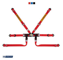 Load image into Gallery viewer, SABELT 6 Point Black Formula  Harness With Quick Adjustors