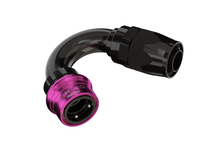 Load image into Gallery viewer, Black and purple automotive fitting on a white background