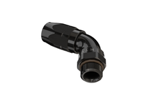 Load image into Gallery viewer, Black metal elbow pipe fitting on a white background