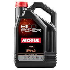 Motul 8100 Power 5ltr/1ltr 0w20 / 5w30 / 5w40 / 5w50 Please select options from the drop down