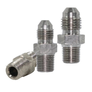 AN Flare to BSPT Steel Adapters