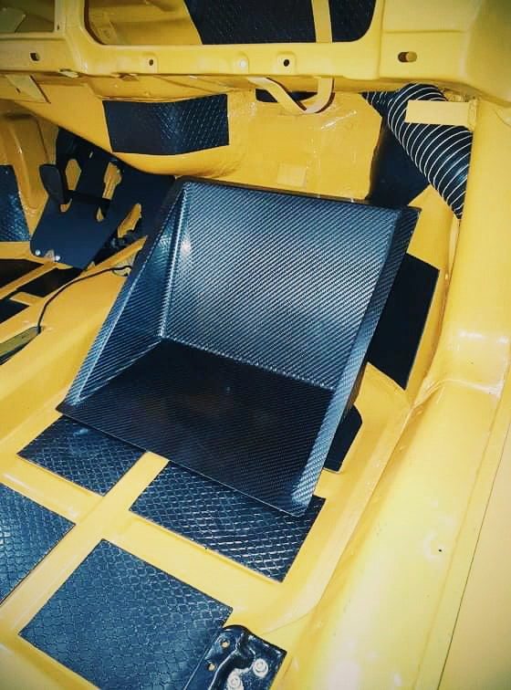 Carbon Fiber navigator footrest
