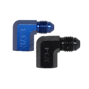 90° Male AN to 1/8" NPT Female Adapter