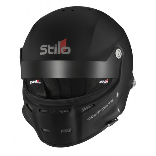 Stilo ST5 F Composite Helmet in Black With Hans Posts