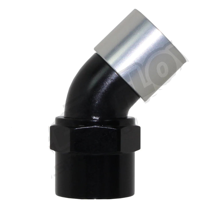 45 Deg Race Crimp Hose End