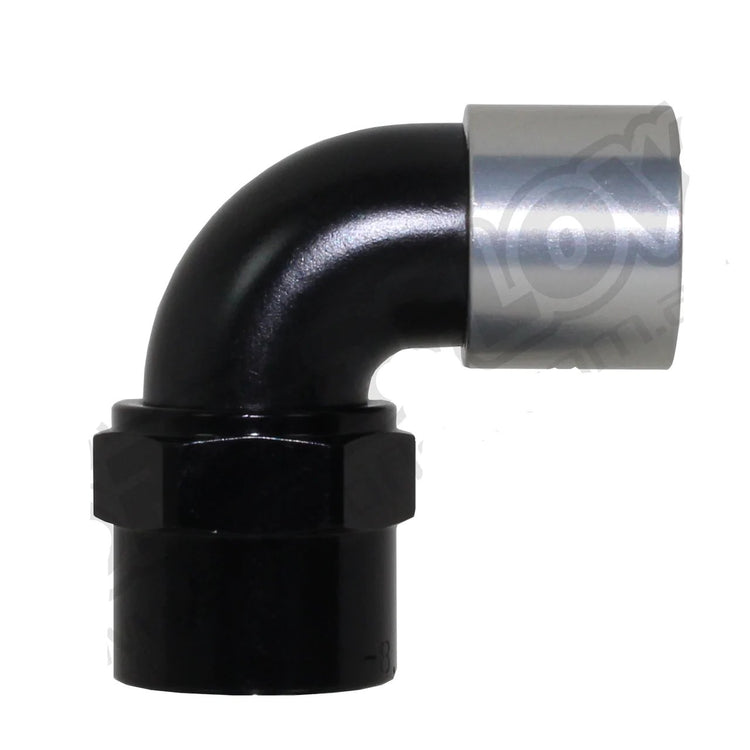 90 Deg Race Crimp Hose End
