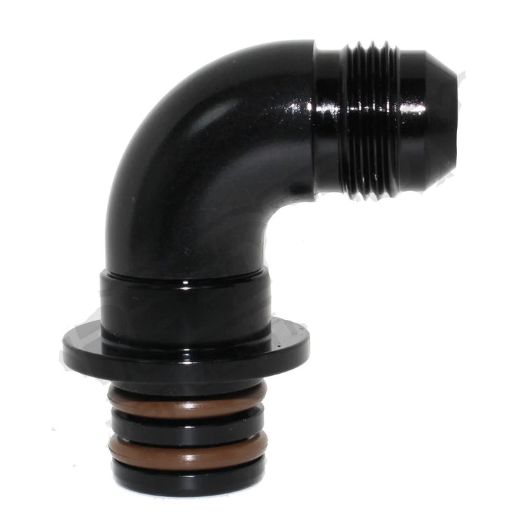 AN Male to Transmission 90deg Adapter