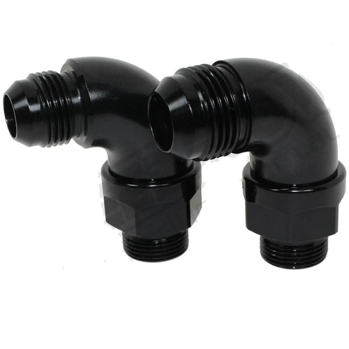 AN Male to M22 x 1.5 Male 90 Adapter