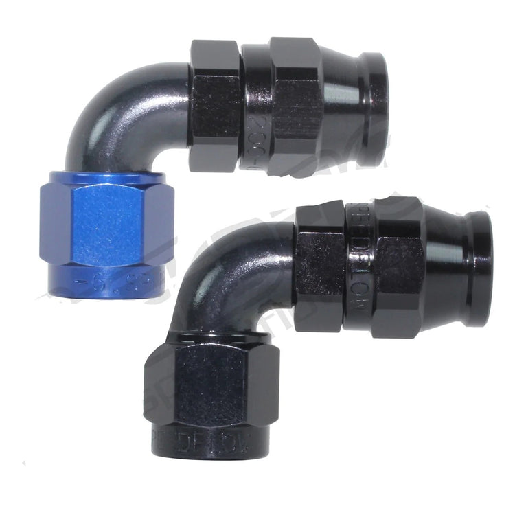 200 Series 90 Degree Aluminium Hose End