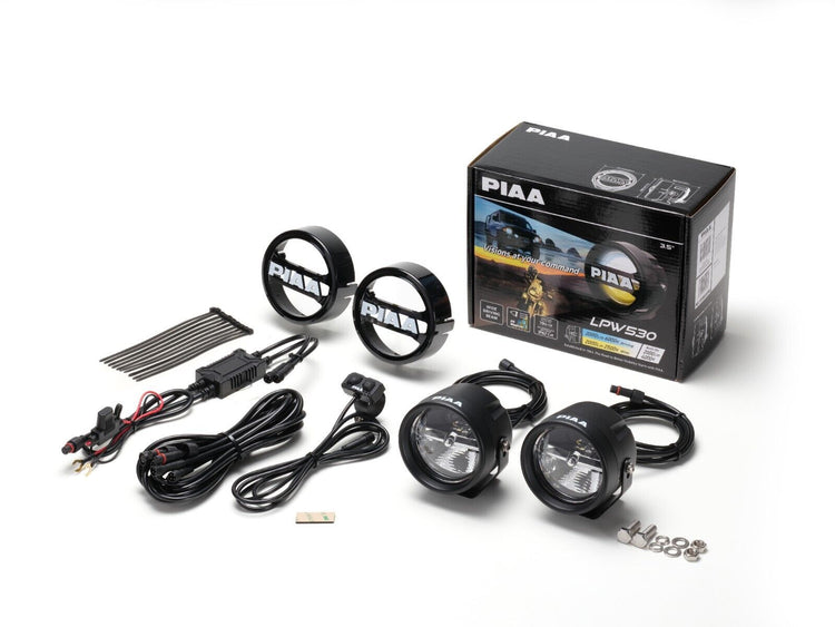 DKW531 LPW 530 3.5" LED White 6000K + Yellow 2500K Dual Colour Driving Beam Kit