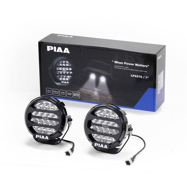 LPX570 Spot lamp with selectable DLR rim Meets ECE Regulations