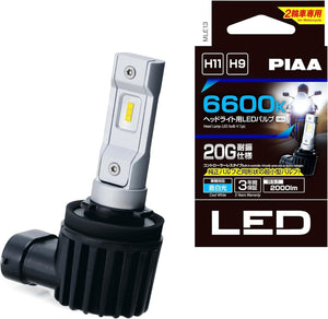 PIAA MLE13 H11/H9 4th GEN 6600K LED Motorcycle Headlight Bulb