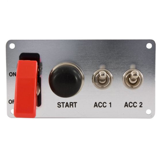 Starter Panel-Push Button With 2 Accessory Switches