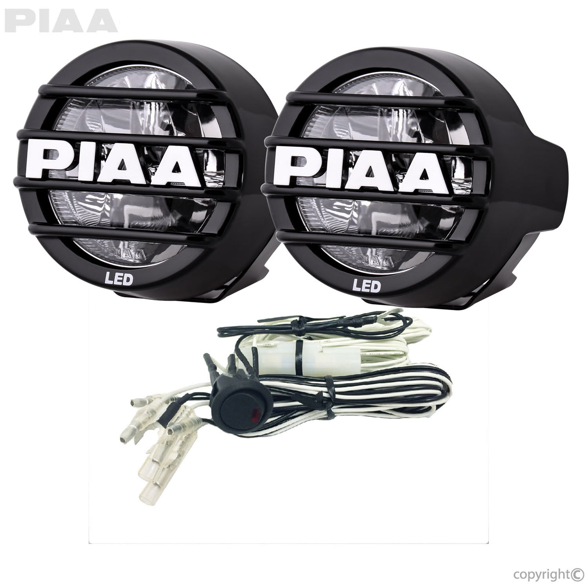PIAA LP530 LED White Driving Beam Kit 3.5 inch/89mm